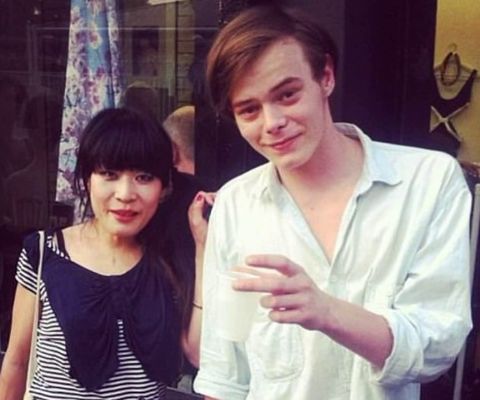 A vintage picture of Archie Heaton's parents, Charlie Heaton and Akiko Matsuura.